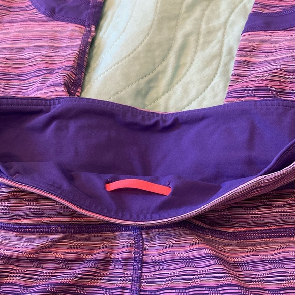 Lululemon Run: Inspire Crop II *All Luxtreme Space Dye Twist Iris Flower Pink - Picture 12 of 17